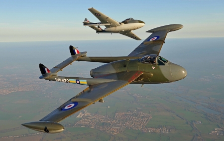 de Havilland DH112 Venom FB.50 ‘WR470 - plane, flight, military, aircraft, jet