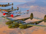 P-38 Lightning Formation