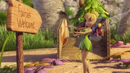 Tinker Bell and the Great Fairy Rescue 20210 - fantasy, green, fairy, the great fairy rescue, movie, disney, tinker bell