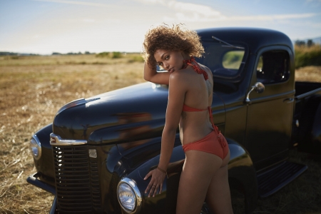 Girl and car