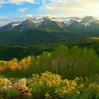 Mount Timpanogos from Mill Canyon Peak, Utah