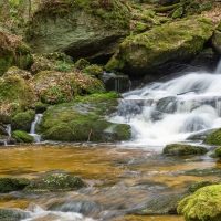 Cozy waterfall in Ysperklamm, Austria