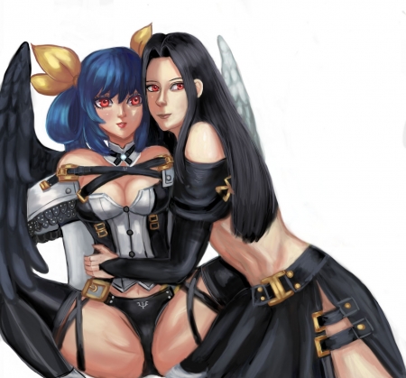 Testament and Dizzy embrace - Guilty gear, Anime couple, Testament guilty gear, Dizzy guilty gear, Dizzy gg