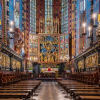 Basilica in Krakow, Poland