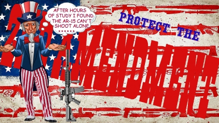 Freedom - sam, America, flag, 2nd Amendment, freedom