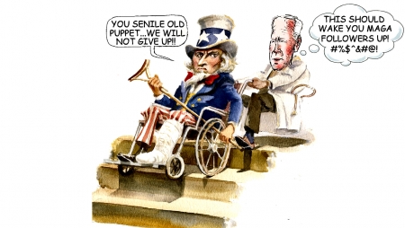 On The Brink - freedom, biden, senile, traitor, puppet