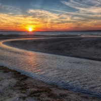 Sunrise over Massachusetts