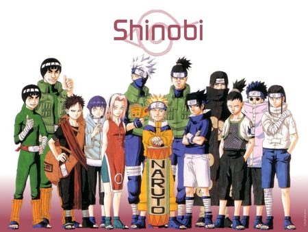 Shinobi - some of the group, naruto