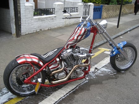 Stars And Strips Forever............... - motorcycles, harley davidson, choppers