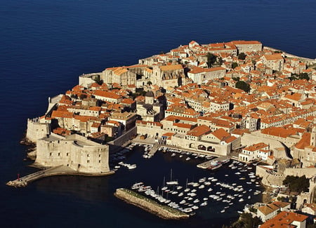 Dubrovnik Croatia - flowers, dubrovnik, streets, cities, cobblestone, croatia