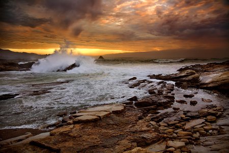 Weston beach point lobos reserve california other - love, sky, beach, water, sunset, sea, lanscape