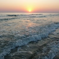 patara beach at sunset mediterrean turkey