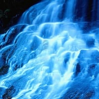 Beautiful Blue Waterfall