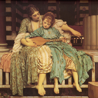 Frederick,lord Leighton. The Music Lesson.