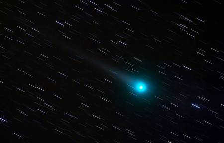 The green comet - galaxies, space