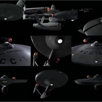 Starship Enterprise from Trials and Tribble-ations