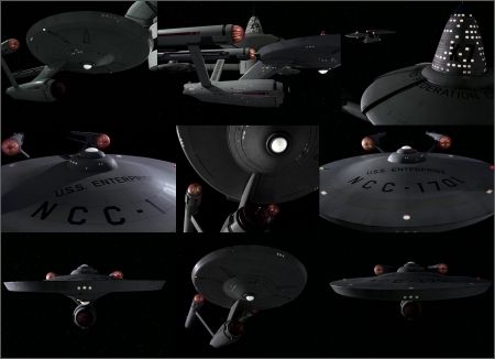 Starship Enterprise from Trials and Tribble-ations