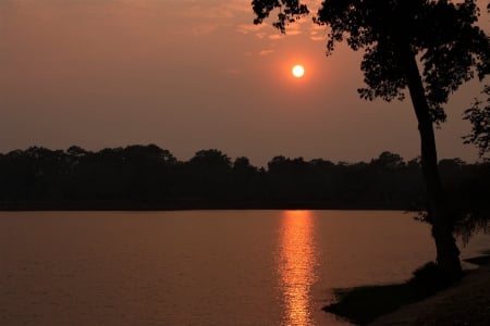 Cambodia sunset