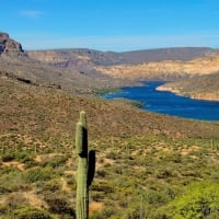 Apache Lake - Life-sustaining water in the Arizona desert