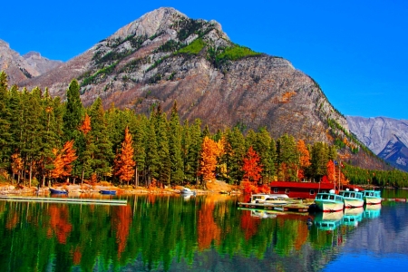 beautiful lake - berg, lake, landscape, mountain