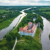 Bauska Castle in Latvia