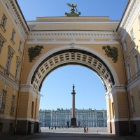 Gate in St. Petersburg, Russia