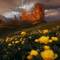 Stormy Weather in the Dolomites, Italy