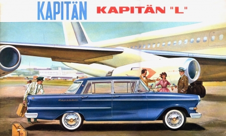 opel kapitn 1959 - retro, opel, vintage, cars