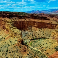 Goosenecks Overlook - Capitol Reef National Park, Utah