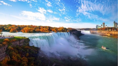 Niagara Falls - US, waterfalls, water, cnada, Niagara, photograpy