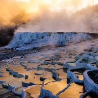 Hot Springs at Pamukkale, Turkey