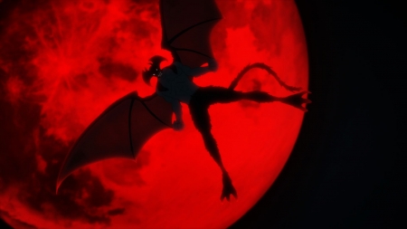 Devilman Crybaby - moon, devilman, demon, crybaby