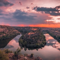 The Duraton River, Segovia, Spain