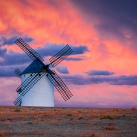 Windmill at Campo de Criptana, Spain