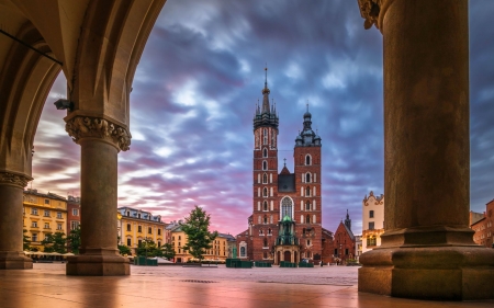 Basilica in Krakow, Poland