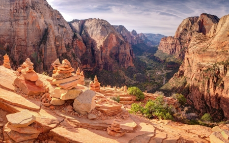 Canyon in Utah - canyon, National park, America, Utah, rocks, Zion