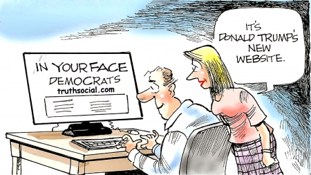 Truth - media, website, social, trump, President