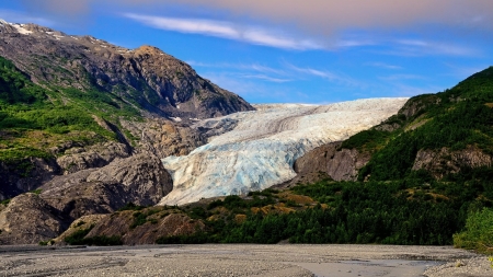 Kenai Fjords National Park, Seward, Alaska - usa, coast, water, glacier, bay, rocks