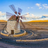 Windmill at Molino de Tefia, Fuerteventura