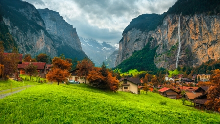 Lauterbrunnen Switzerland - Mountains & Nature Background Wallpapers On 