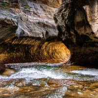 The Subway in Zion National Park, Utah