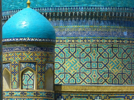 Uzbekistan - islamic, mosaic, Uzbekistan, islam, decorative, travel, architecture, tiles