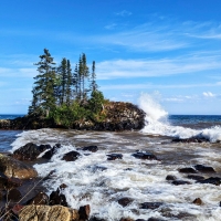 Windy Day,  Lake Superior, Minnesota