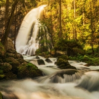 Waterfall at Golling, Austria