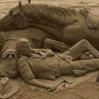 Sand sculpture