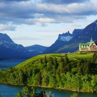 Hotel at Waterton Lakes NP, Alberta