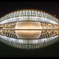 Hemisferic Valencia Spain cinema Planetarium