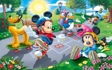 :) - mickey mouse, minnie, summer, donald duck, disney, vara