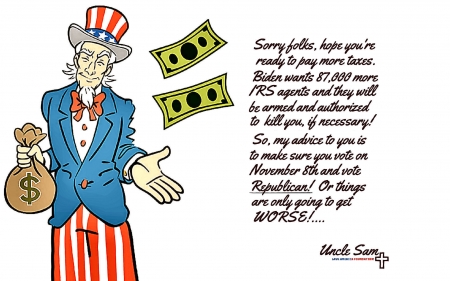 Sam News - evil, sinister, biden, uncle sam