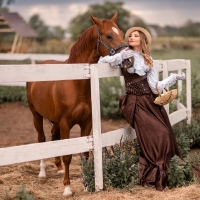 Lady and Horse